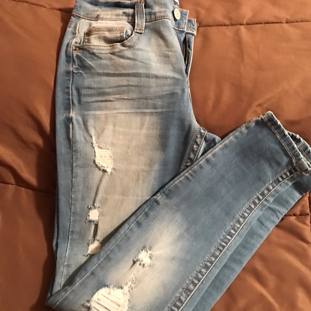 Mudd light wash skinny fit jeans
